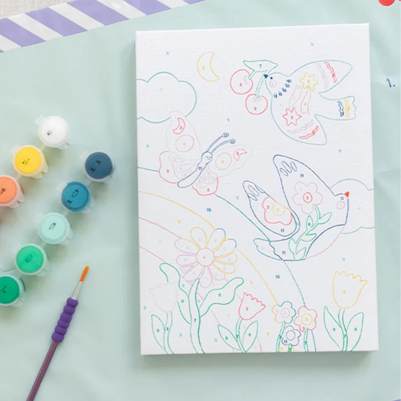 Petit Pinceau Kids Printemps – Peinture au Numéro Enfant dès 7 Ans | La Petite Épicerie