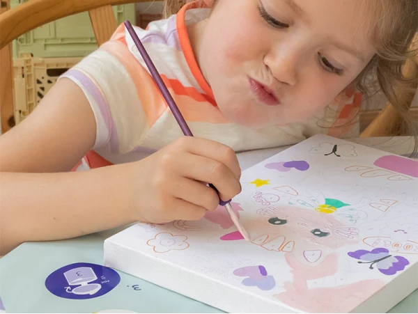 Petit Pinceau Kids Maneki Neko – Peinture au Numéro Enfant dès 6 Ans | Chat Porte-Bonheur Japonais