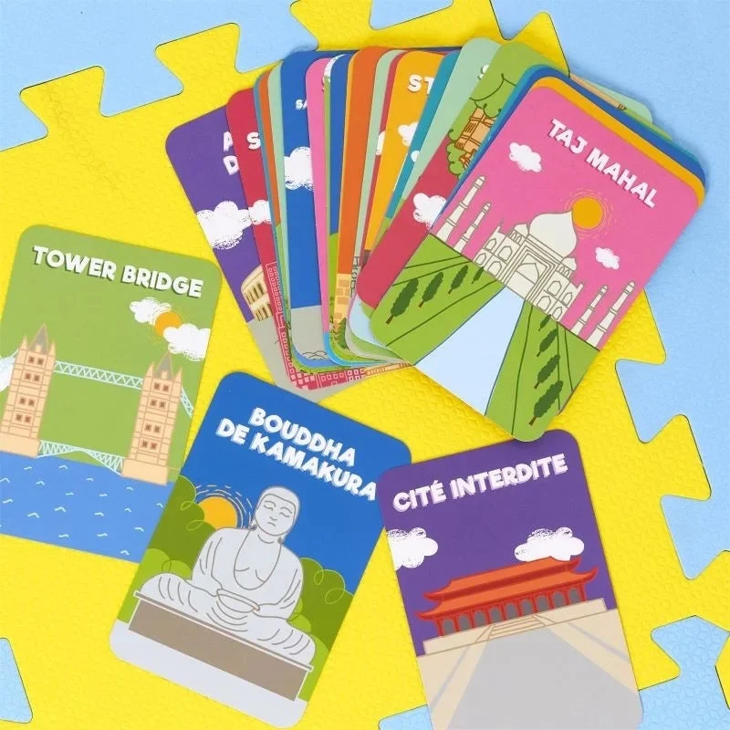 Cartes éducatives j apprends les monuments