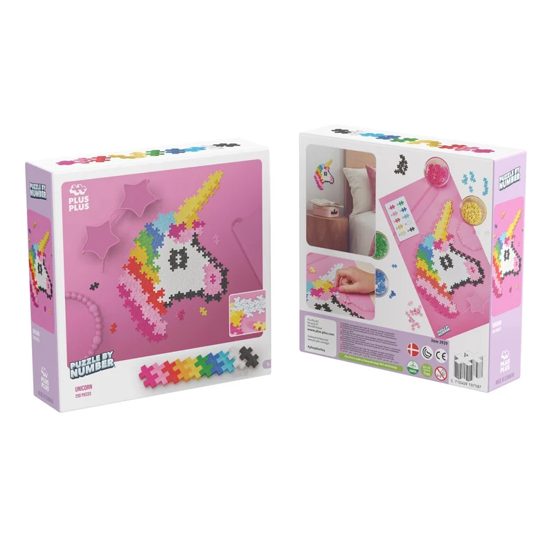 Puzzle Licorne - 250 Pcs - jeu de construction enfant - PLUS PLUS