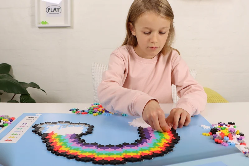 Puzzle L'arc en ciel - 500 Pcs - jeu de construction enfant - PLUS PLUS