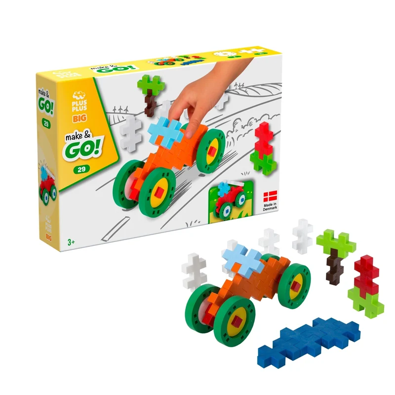 Mini véhicules - 29 Pcs - jeu de construction enfant - PLUS PLUS