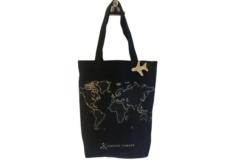 Sac fourre-tout Stitch Your Travels - Noir