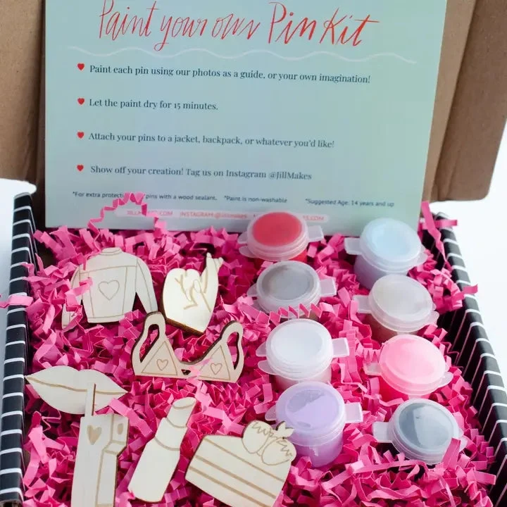 Kit de Pins à peindre à faire soi-même