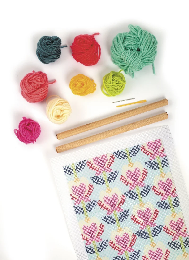 Kit Canevas Fleurs de Lotus – Graine Créative