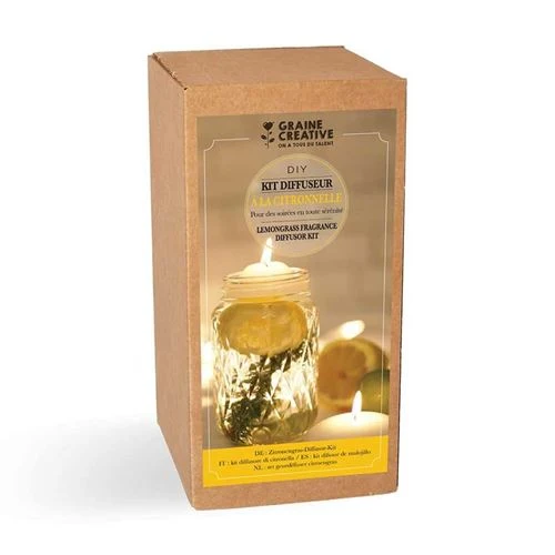 Kit DIY Diffuseur Citronnelle – Graine Créative