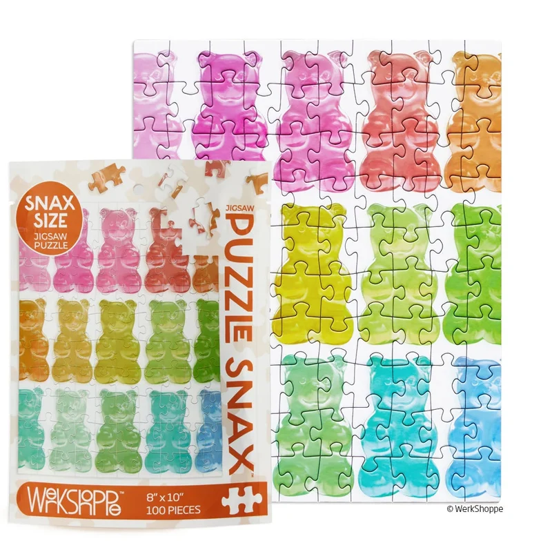 Ours en gélatine | Puzzle Snax de 100 pièces