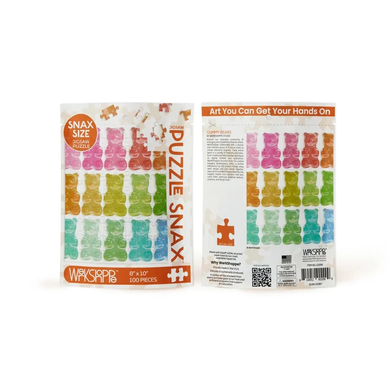 Ours en gélatine | Puzzle Snax de 100 pièces