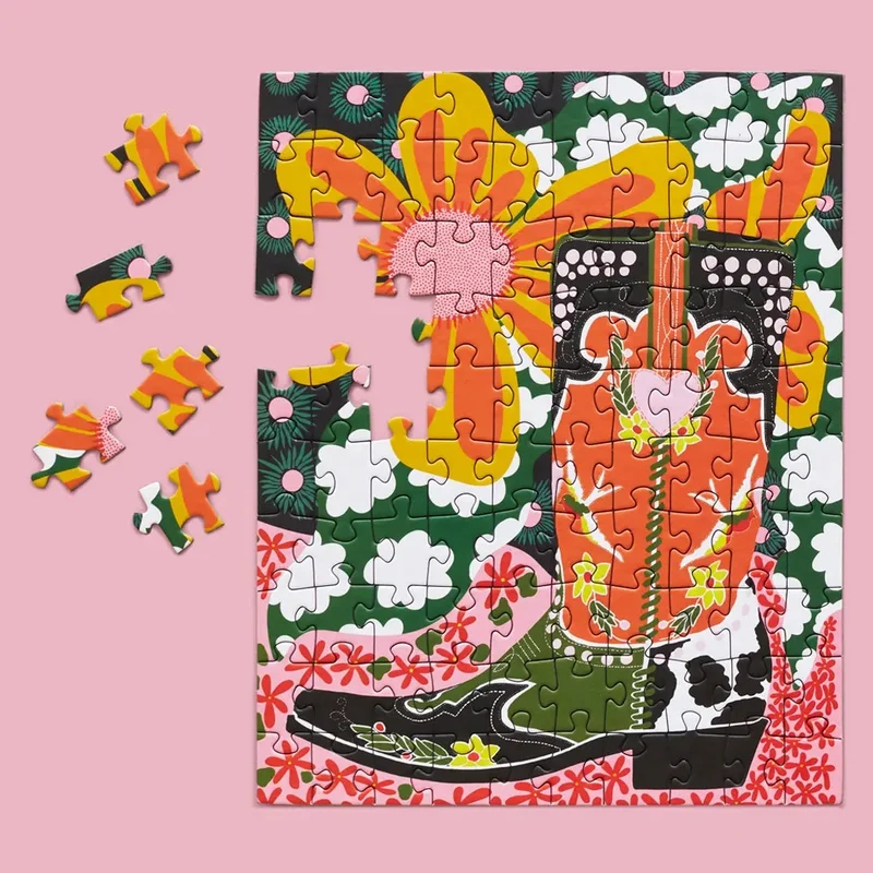 Bottes fantaisistes | Puzzle Snax de 100 pièces