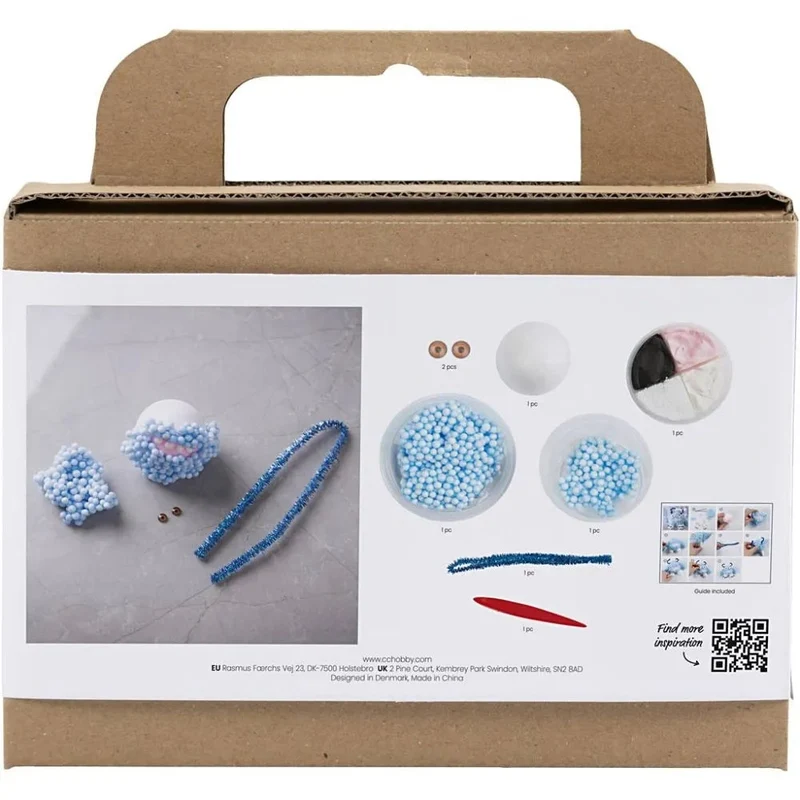 Mini Kit DIY Modelage Monstre Bobby Bleu Clair