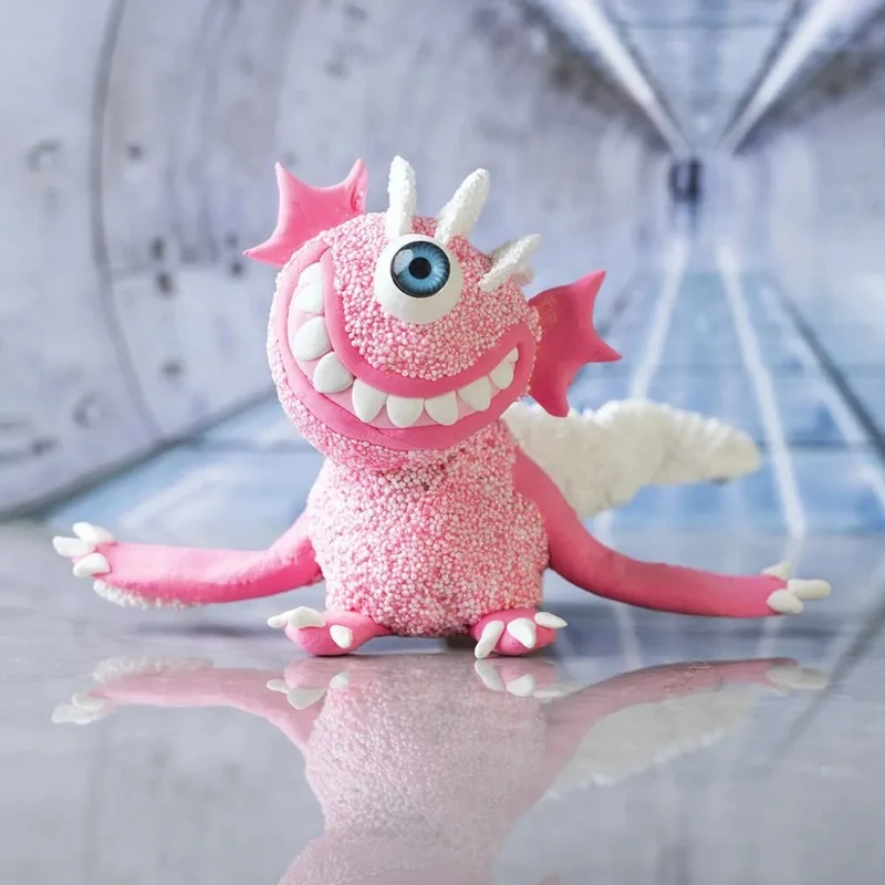 Mini Kit DIY Modelage Monstre Sally Rose Clair