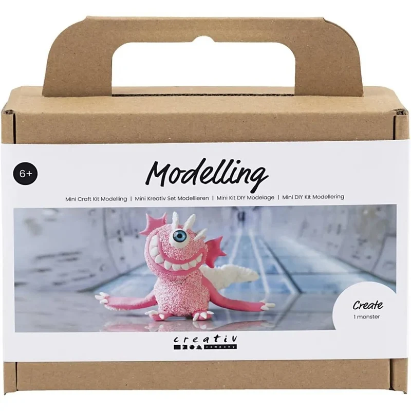 Mini Kit DIY Modelage Monstre Sally Rose Clair