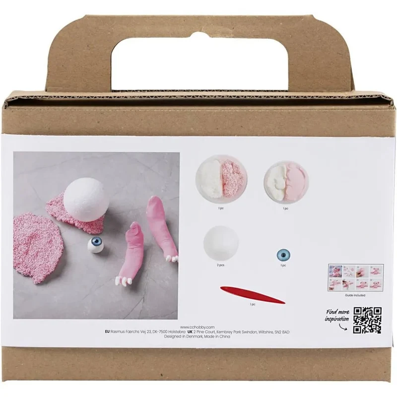 Mini Kit DIY Modelage Monstre Sally Rose Clair