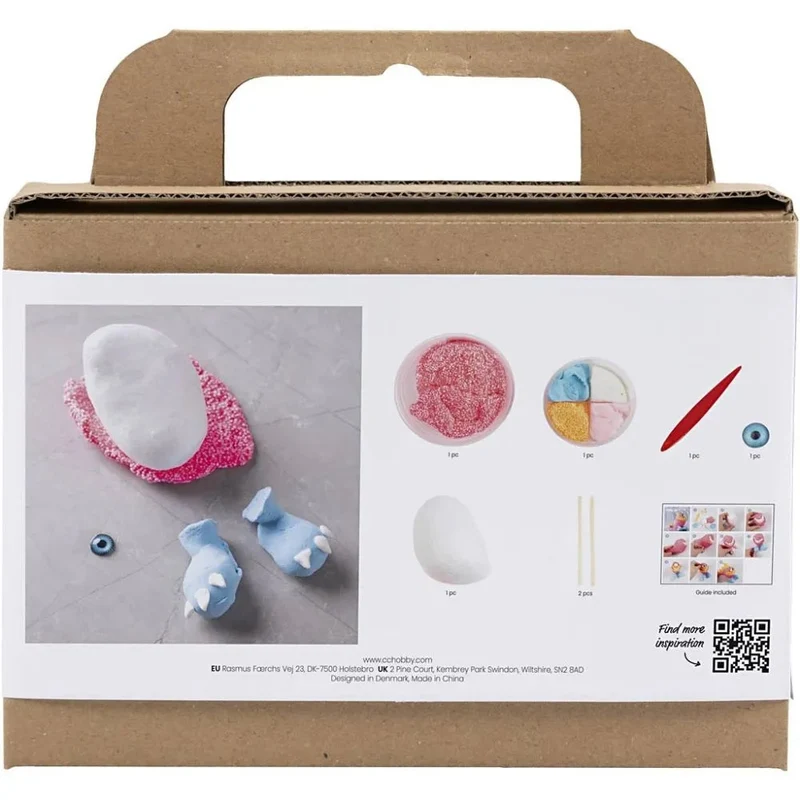 Mini Kit DIY Modelage Monstre Freddy Rose Néon