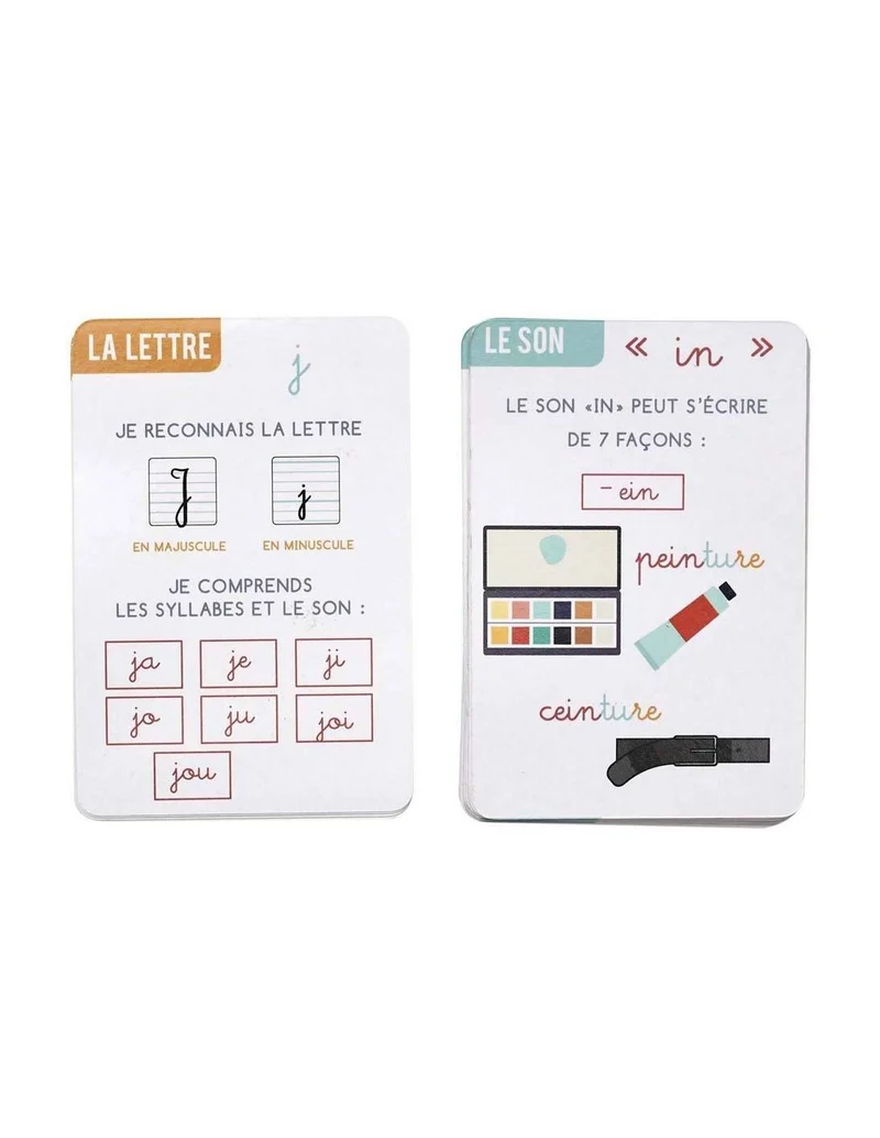 Jeu je comprends les syllabes Montessori