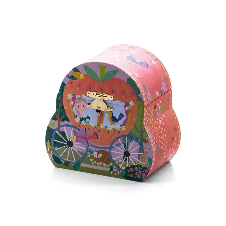 Boîte à Bijoux Musicale Carrosse de Conte de Fées | Princesse Tourbillonnante | Coffret Cadeau