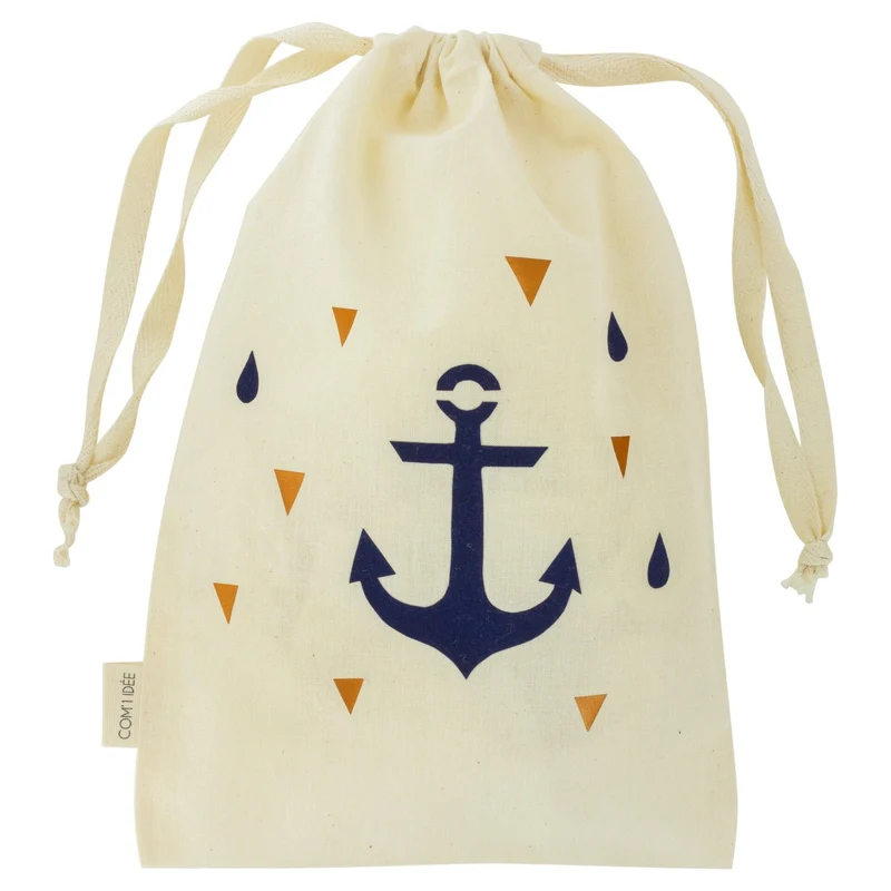 Kit Pochon Personnalisé “Ancre” – DIY Flex Textile & Personnalisation Créative