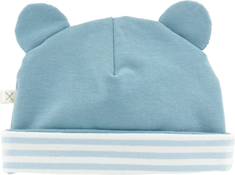 Kit Couture Naissance “Marin” – Bonnet & Chaussons Bébé Liberty DIY