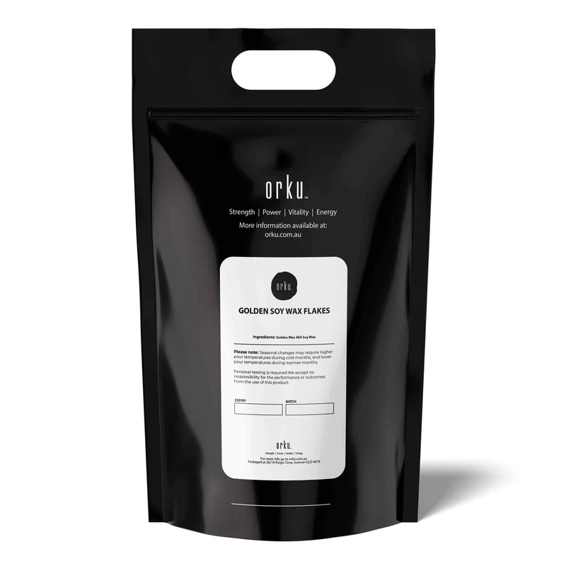 Natural Bulk 20Kg Golden 464 Soy Wax Flakes