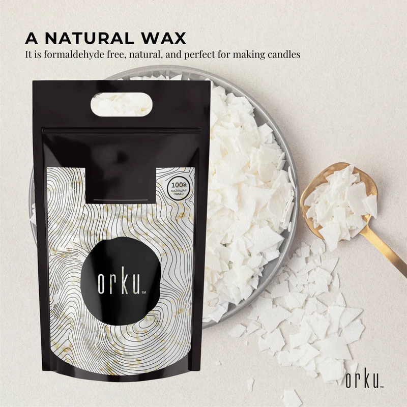 Natural Bulk 20Kg Golden 464 Soy Wax Flakes