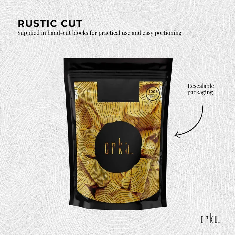 Natural 10Kg Orku Australian Beeswax Chunks