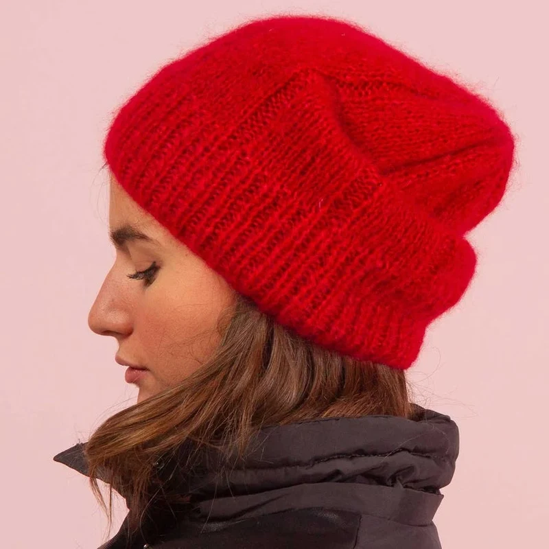 Bonnet Tromso à tricoter Rouge TRICOTEZ MOI