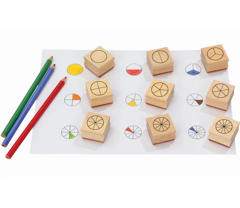 Coffret Tampons Fractions en Rond – Crealign