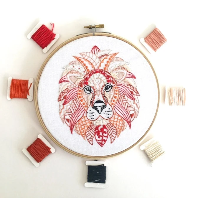 Kit de broderie Lion