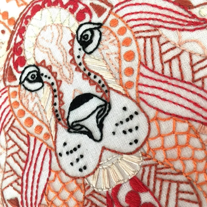 Kit de broderie Lion