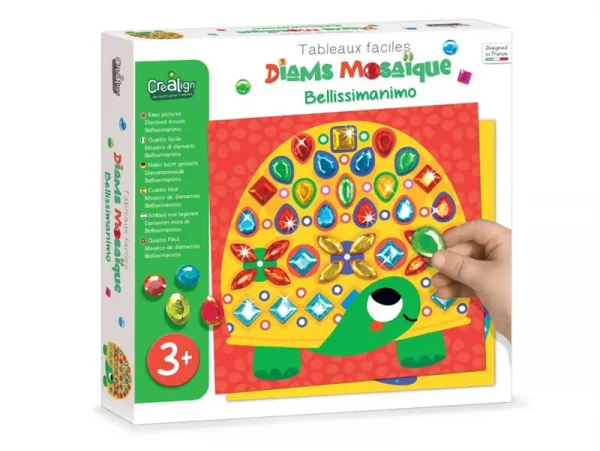 TABLEAU DIAMS MOSAÏQUE BELLISSIMANIMO - CRÉA LIGN'