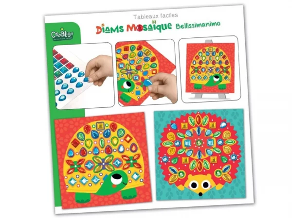 TABLEAU DIAMS MOSAÏQUE BELLISSIMANIMO - CRÉA LIGN'