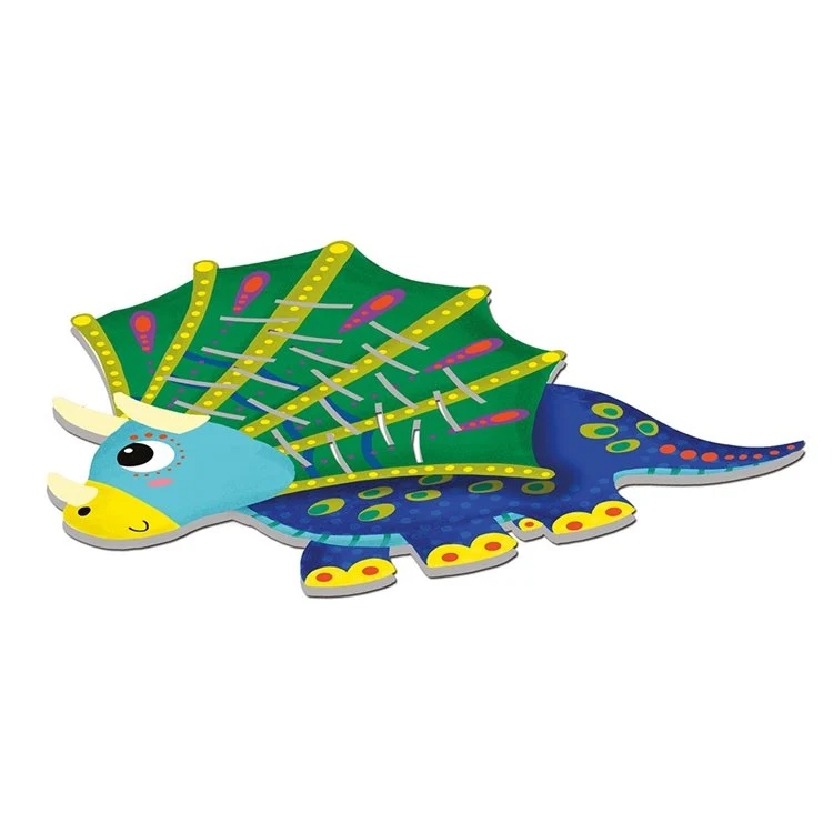 Dinosaures écailles métallisées – Coffret créatif 3D enfant 3 ans+