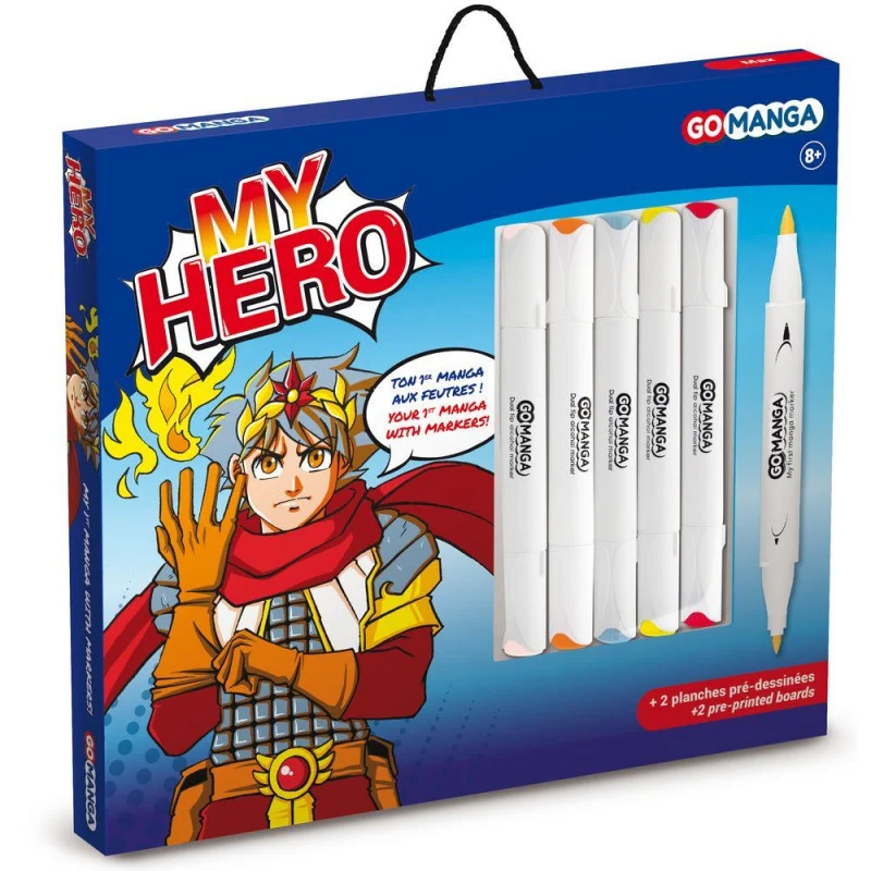 KIT DESSIN MANGA MY HERO GO MANGA "MAX" DE GO MANGA