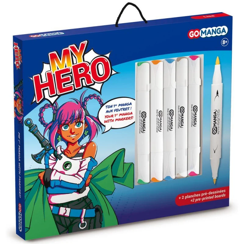 KIT DESSIN MANGA MY HERO GO MANGA "LISA" DE GO MANGA