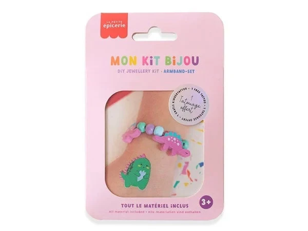 MON KIT BIJOU ENFANT - BRACELET DINOSAURES