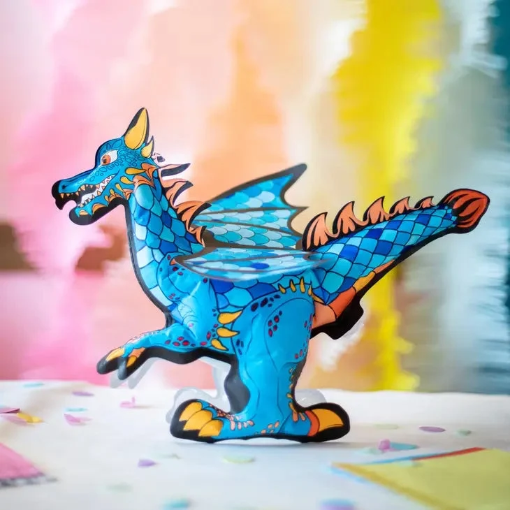 Pack Anniversaire Ballons à Colorier Dragon Géant (x6 Créarts gonflables)