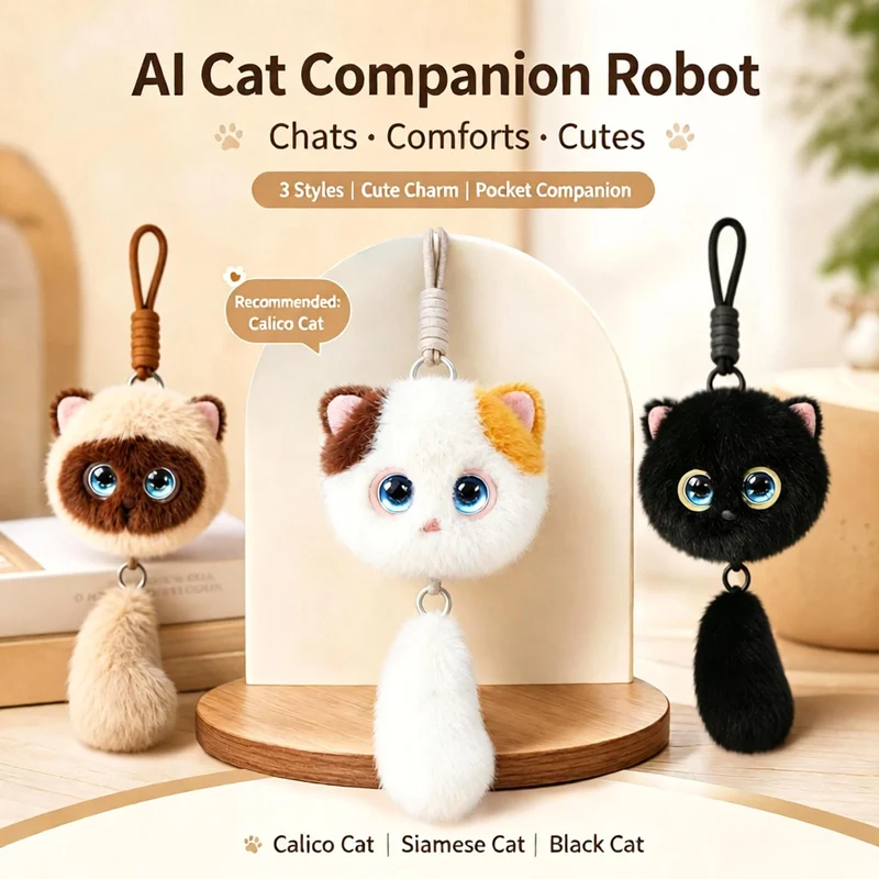 AI Cat Companion Robot