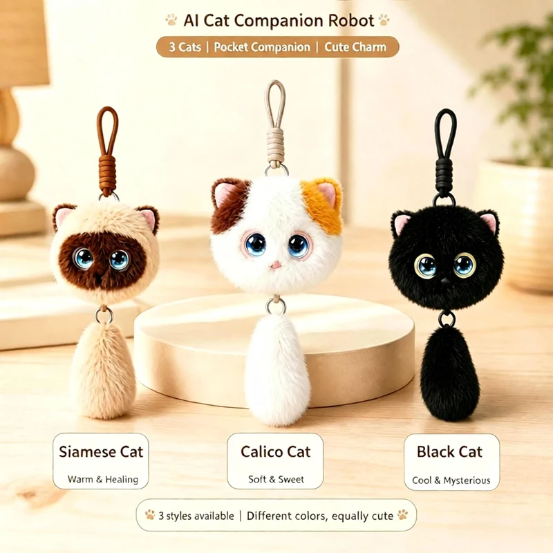 AI Cat Companion Robot