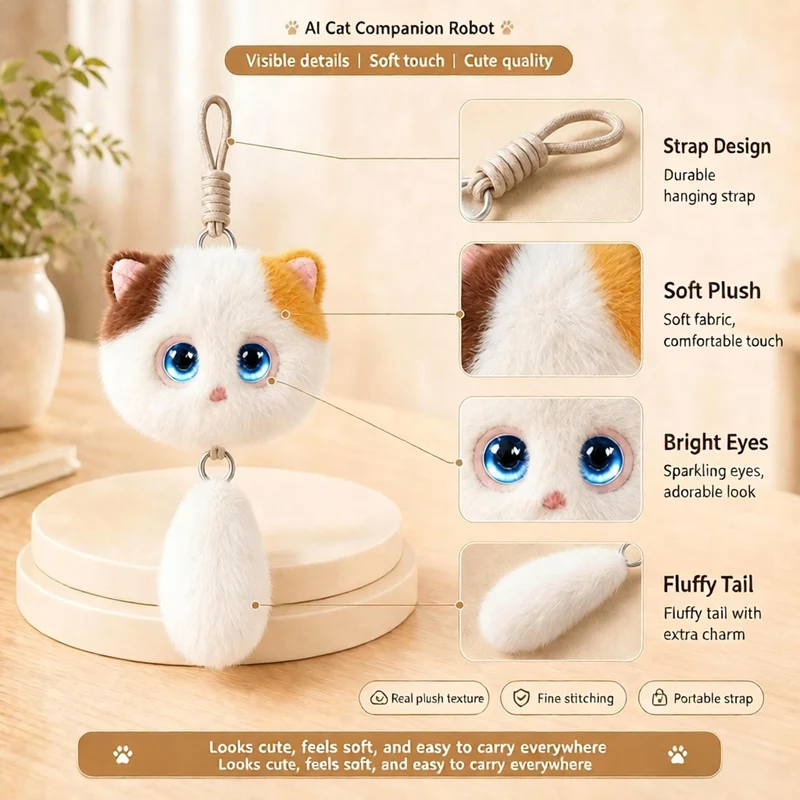 AI Cat Companion Robot