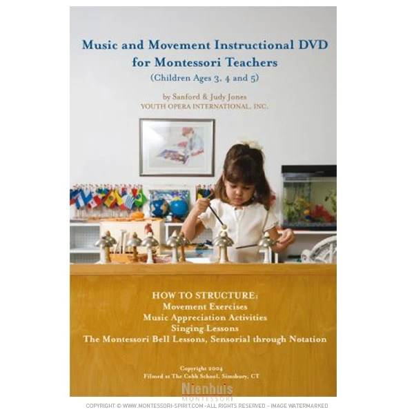 Music And Movement Instructional DVD For Montessori Teachers