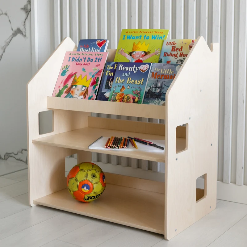 Étagère Montessori 2 en 1 polyvalente
