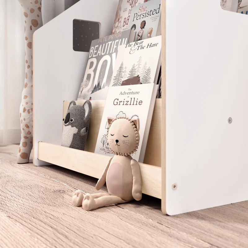 Ensemble - Bibliothèque enfant + Étagère à jouets - édition limitée