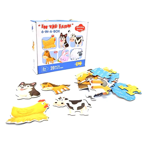 Puzzle IN THE FARM 39 pcs