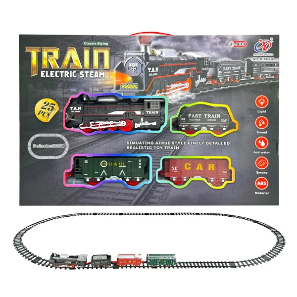 Train à vapeur 25 pcs