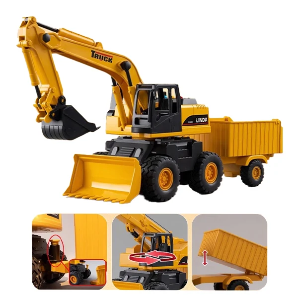 Excavateur avec son