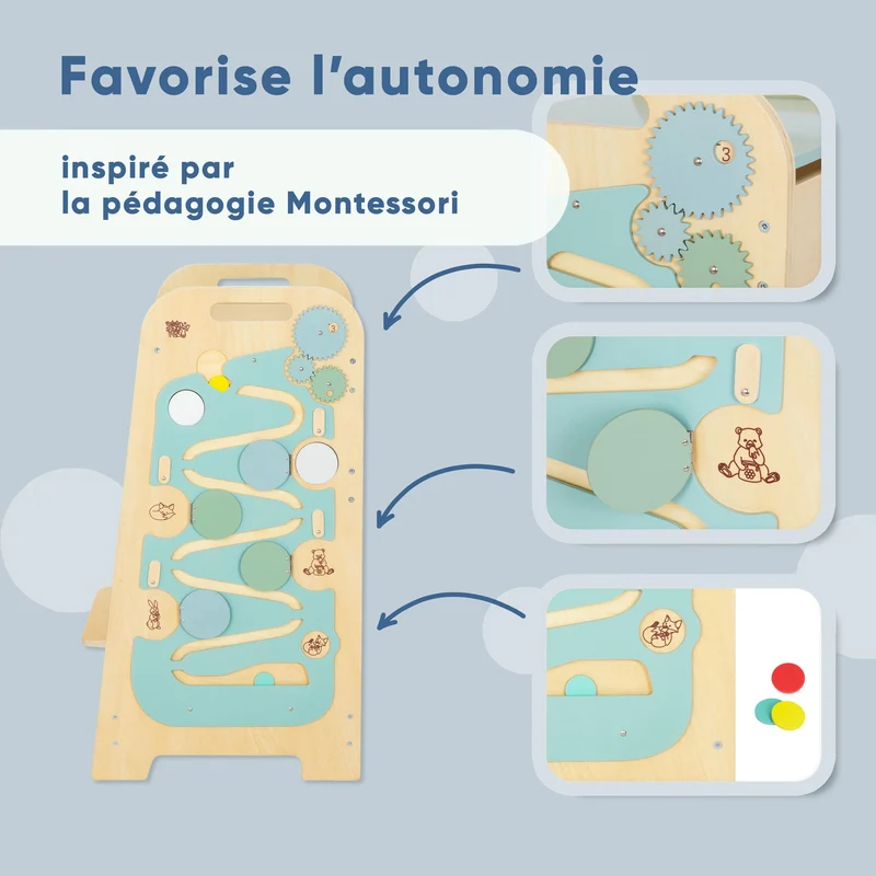 Tour d'observation multifonction 5 en 1 - Play XL - Menthe/Jaune