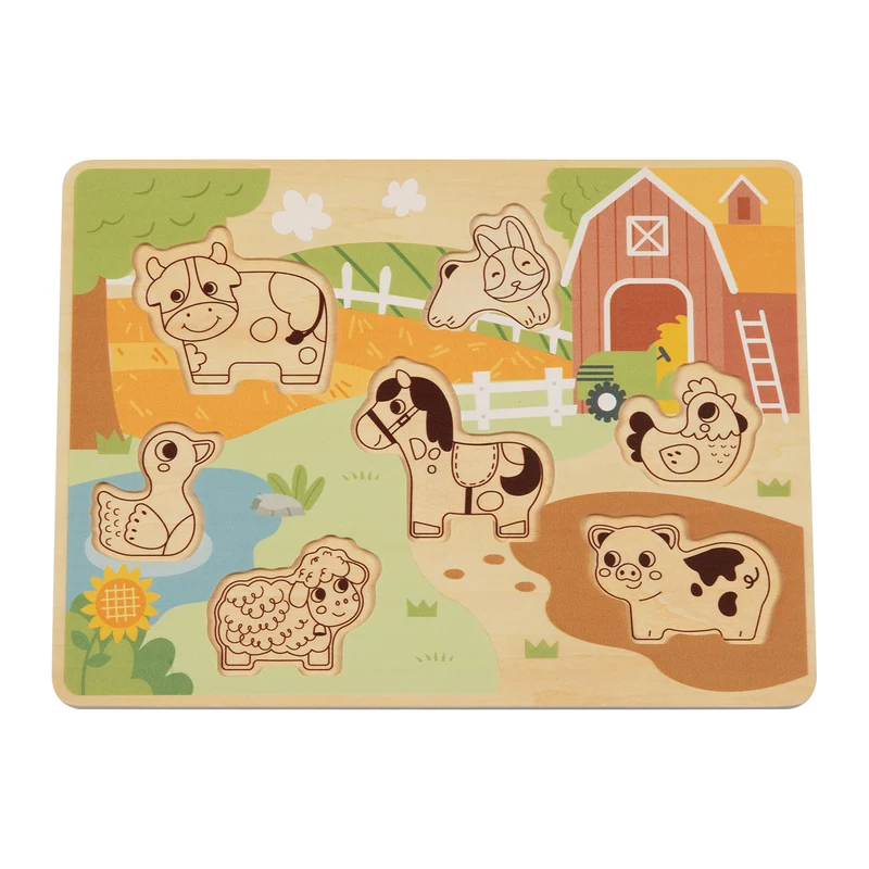 Puzzle captivant pour enfants de BusyKids - "Ferme"