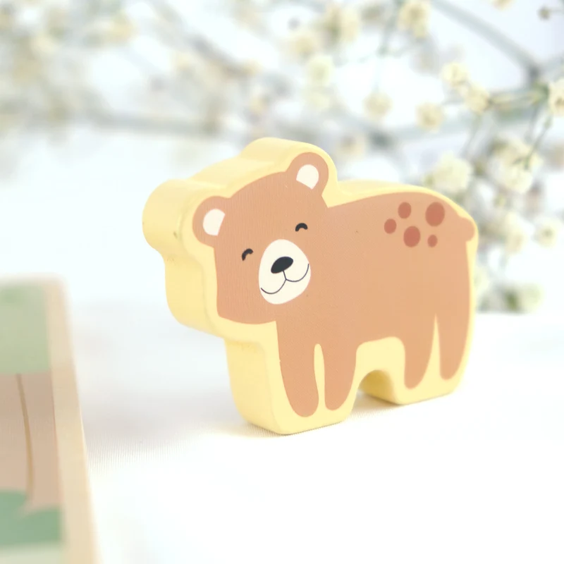Puzzle en bois pour enfants avec animaux de BusyKids