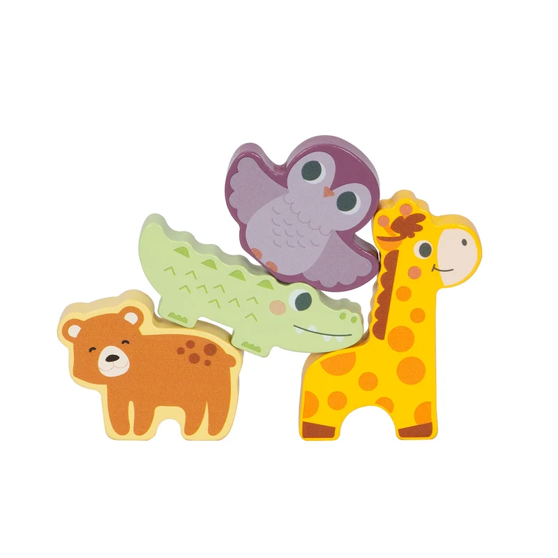 Puzzle en bois pour enfants avec animaux de BusyKids