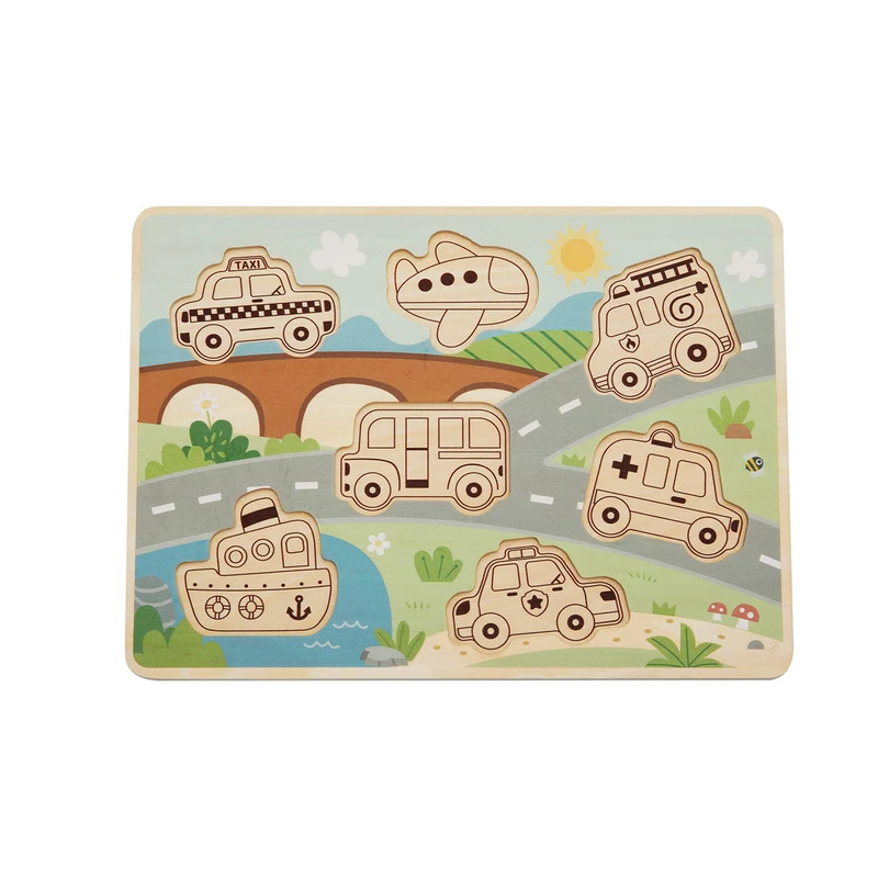 Puzzle "Transport" de BusyKids